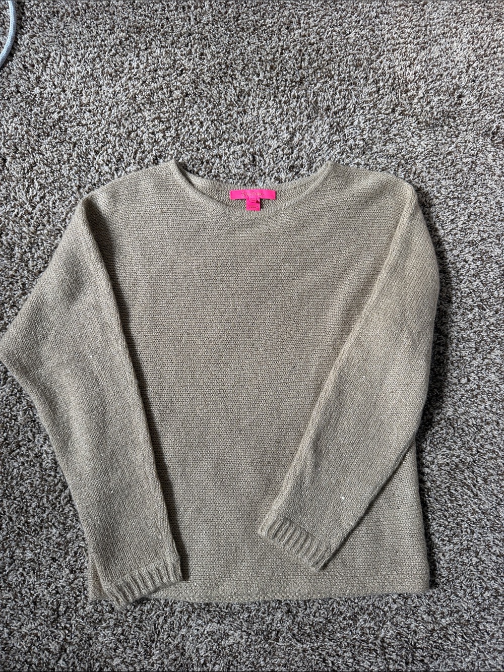 Women's Crewneck Sweater in Taupe